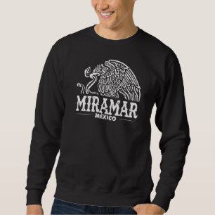 Miramar Mexico Eagle Retro Vintag erschüttert Sweatshirt