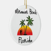 Miramar-Strand Florida Keramikornament (Rechts)