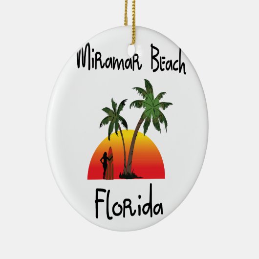 Miramar-Strand Florida Keramikornament (Rechts)