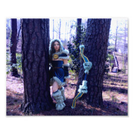 Mirana im Wald verloren Fotodruck