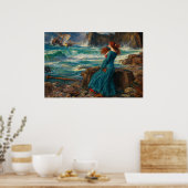 Miranda by John William Waterhouse Poster (Küche)