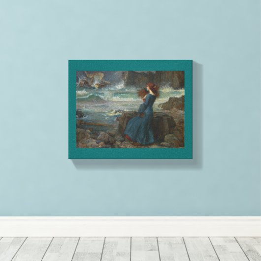 Miranda (Der Tempest) Leinwanddruck (Insitu (Holzboden))