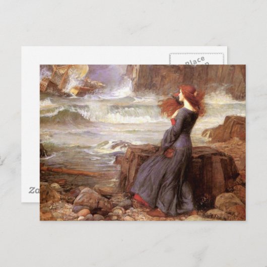 Miranda - Der Tempest Postkarte (Vorne/Hinten)