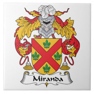 Miranda Familienwappen Fliese
