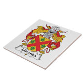 Miranda Familienwappen Fliese (Seite)