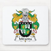 Miranda Familienwappen Mousepad (Vorne)