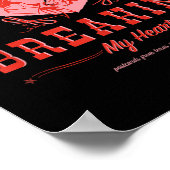 Miranda Lambert bricht mir Postkarten aus dem Herz Poster (Ecke)