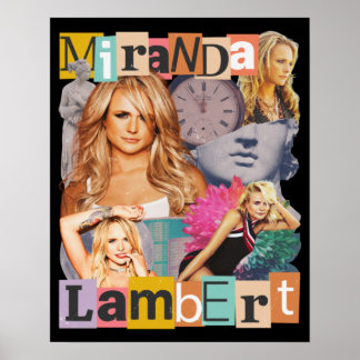 Miranda Lambert Country Music Poster