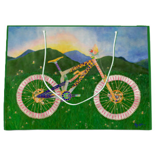 Miranda Mountain Bike Geschenktasche Große Geschenktüte