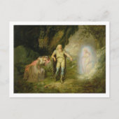 Miranda, Prospero und Ariel von "The Tempest" von Postkarte (Vorderseite)