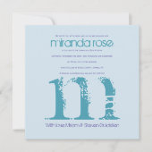 Miranda Rose - Bat Bar Mitzvah Einladung (Vorderseite)