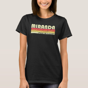Miranda Surname Retro Vintag 80er 90s Geburtstag R T-Shirt
