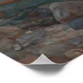 Miranda Tempest John William Waterhouse Art Poster (Ecke)