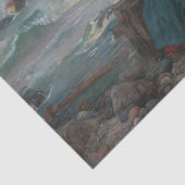 Miranda Tempest John William Waterhouse Art Seidenpapier (Ausschnitt)