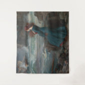 Miranda Tempest John William Waterhouse Art Wandteppich (Vorderseite)