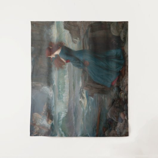 Miranda Tempest John William Waterhouse Art Wandteppich (Vorderseite)