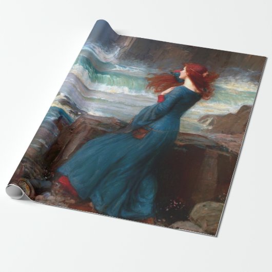 Miranda The Tempest John William Waterhouse Geschenkpapier (Ungerollt)