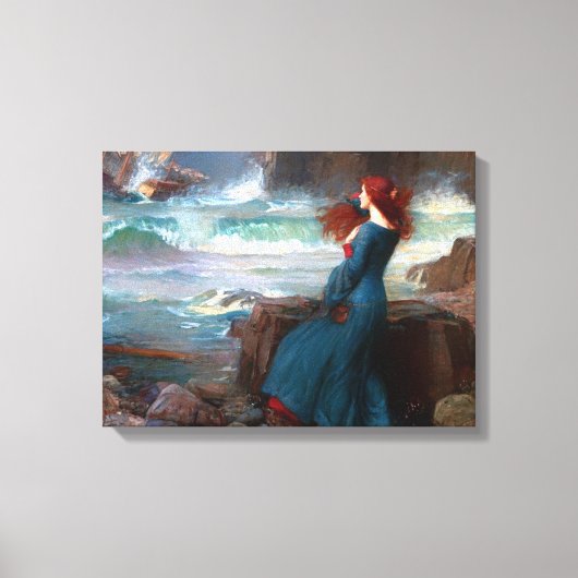 Miranda The Tempest John William Waterhouse Leinwanddruck (Vorderseite)