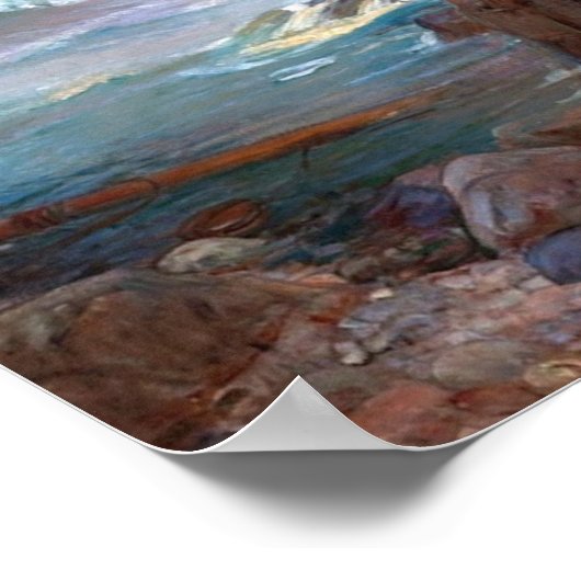 Miranda The Tempest John William Waterhouse Poster (Ecke)