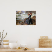 Miranda - The Tempest - John William Waterhouse Poster (Küche)