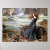 Miranda - The Tempest - John William Waterhouse Poster (Vorne)