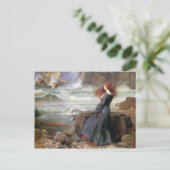 Miranda - The Tempest - John William Waterhouse Postkarte (Stehend Vorderseite)