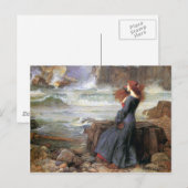 Miranda - The Tempest - John William Waterhouse Postkarte (Vorne/Hinten)