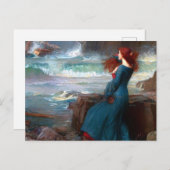 Miranda The Tempest John William Waterhouse Postkarte (Vorne/Hinten)