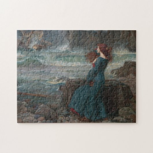 Miranda und der Tempel von John Waterhouse Puzzle (Horizontal)