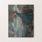 Miranda und der Tempel von John Waterhouse Puzzle (Vertikal)