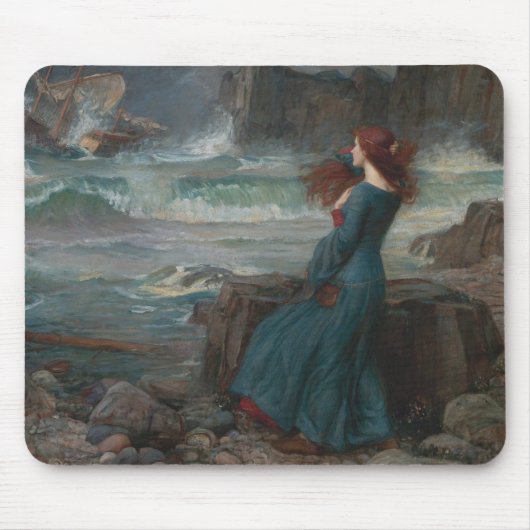 Miranda (von John William Waterhouse) Mousepad (Vorne)