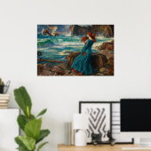 Miranda von John William Waterhouse Poster (Heimbüro)