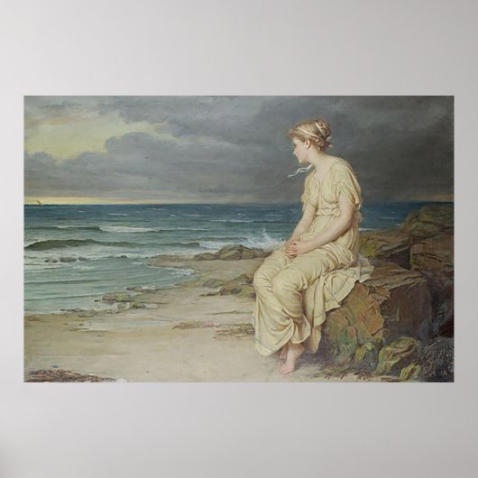 Miranda von John William Waterhouse Poster (Vorne)