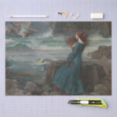 Miranda (von John William Waterhouse) Seidenpapier (Handwerk)