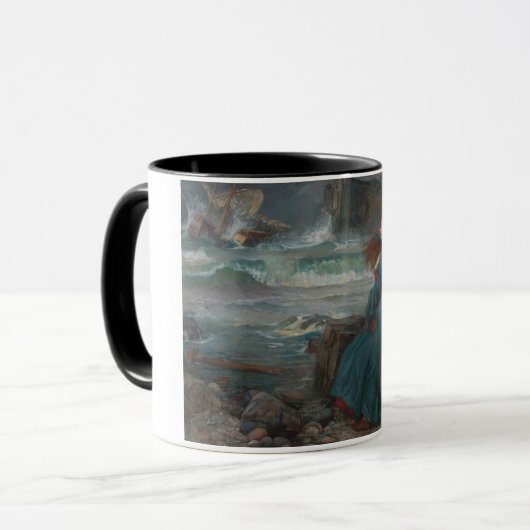 Miranda (von John William Waterhouse) Tasse (Vorderseite Links)