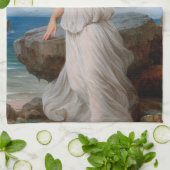 Miranda von Thomas Francis Dicksee Geschirrtuch (Gefaltet)