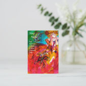 MIRANDOLINA / Darstellende Künste, Kostümbildner Visitenkarte (Stehend Vorderseite)