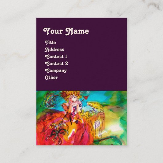 MIRANDOLINA / Darstellende Künste, Kostümbildner Visitenkarte (Vorderseite)