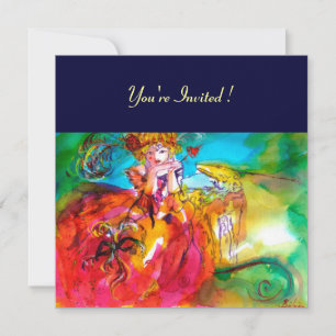 MIRANDOLINA KARNEVAL MASKENBALL PARTY EINLADUNG