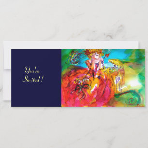 MIRANDOLINA MARDI GRAS MASKENBALL EINLADUNG