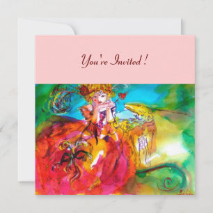 MIRANDOLINA MARDI GRAS MASKENBALL EINLADUNG