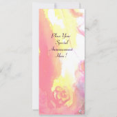 MIRANDOLINA MARDI GRAS MASQUERADE PARTY EINLADUNG (Rückseite)