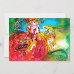 MIRANDOLINA MASQUERADE BALL, gelb-braun, grün