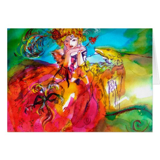 MIRANDOLINA MIT MASK Valentinstag (Vorderseite (Horizontal))