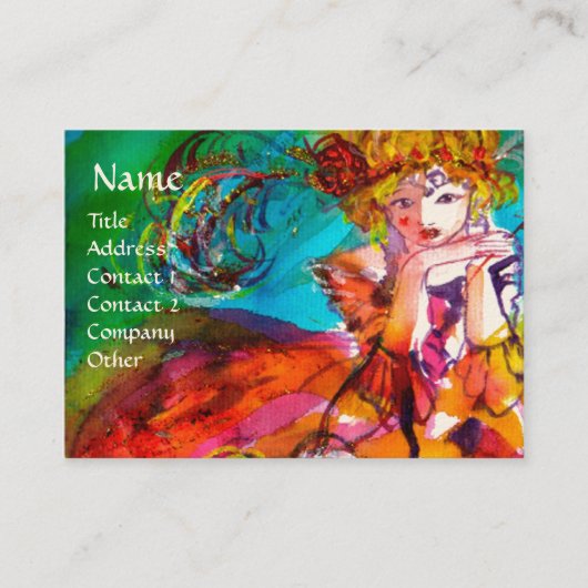 MIRANDOLINA / Mode, Theater, Kostümbildner Visitenkarte (Vorderseite)