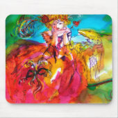 MIRANDOLINA Rosa Gelb Mousepad (Vorne)