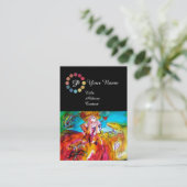 MIRANDOLINA SCHÖNHEIT MACHT AUS KÜNSTLERFARBPALETT VISITENKARTE (Stehend Vorderseite)