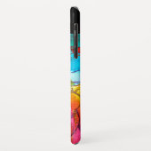 MIRANDOLINA Venezianisch Karneval Masken Monogramm Case-Mate iPhone Hülle (Hinten/Links)