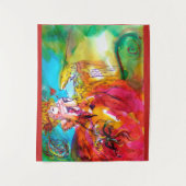 MIRANDOLINA Venezianische Karneval-Masken Wandteppich (Vorderseite)