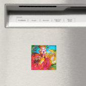 MIRANDOLINA, Venezianische Karnevalsmaske Magnet (In Situ (Geschirrspüler))